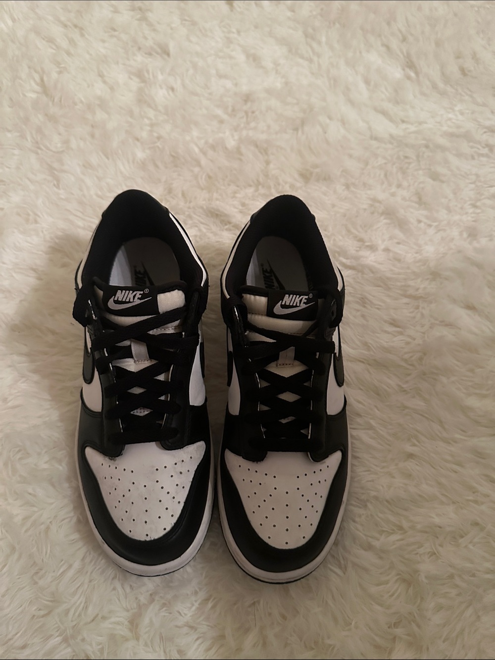 Nike Black and White Low-Top Sneakers